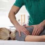 chiropractor adjustment to back